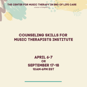 Counseling Skills for Music Therapists Institute